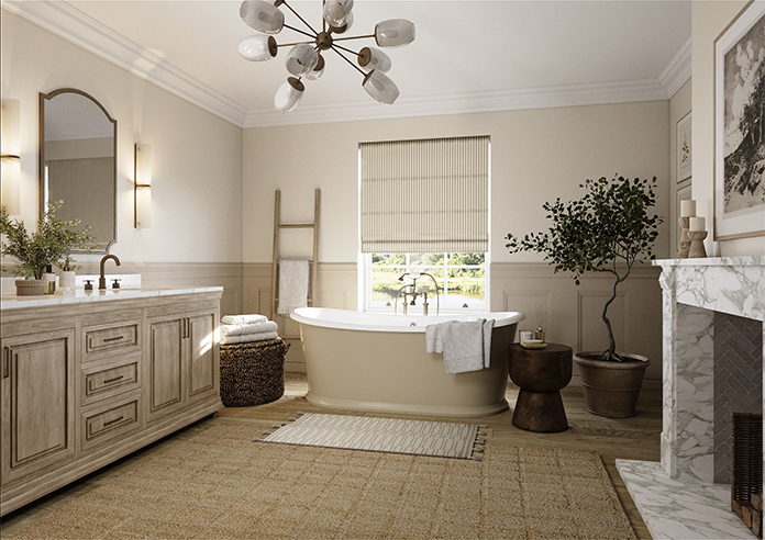 The British Stripe Co. Catherine, Chilterns No.2 - Twist&Fit Roman Blind - Image 7
